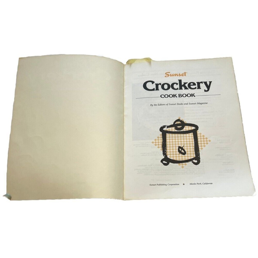 Vintage Crockery Cookbook Paperback by Sunset Books - Picture 3 of 6